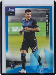 2021 Topps MLS Blue Parallel #89 Andres Rios - San Jose - 89/99